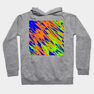 Spray Paint Orange Blue Lime Hoodie